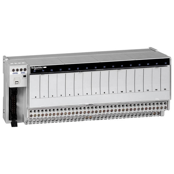 ABE7R16T212 | Modicon Sub-base with Plug in Electromechanical Relay