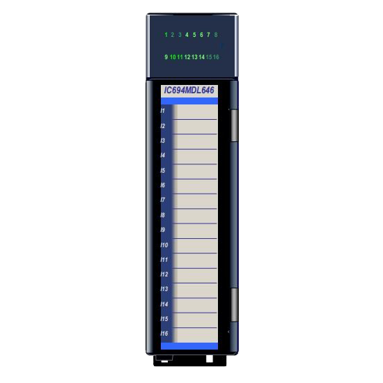 IC694MDL646 | GE Fanuc 24VDC Positive/Negative Logic 16 Point Input Module