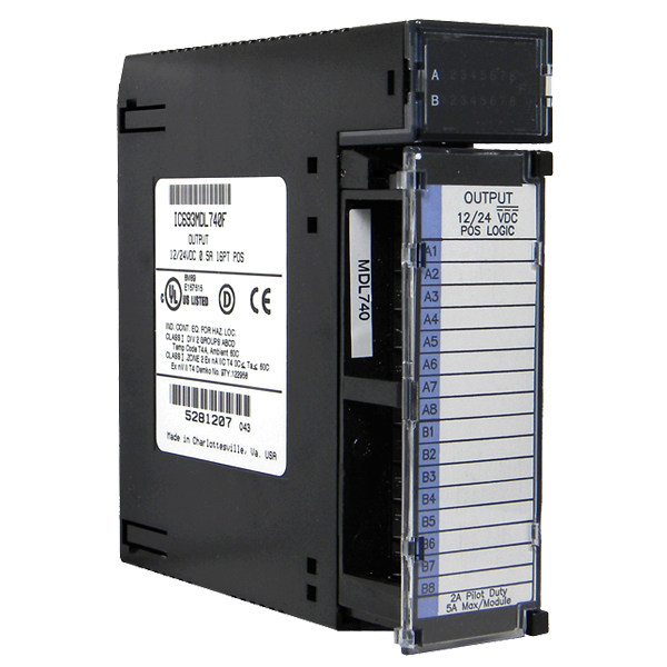 IC693MDL740 | GE Fanuc 12/24 Volt DC Logic 0.5 Amp Output Module