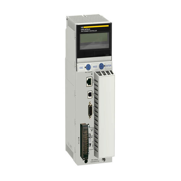 140CPU67861 | Modicon Unity Hot Standby Processor with Single Mode Ethernet
