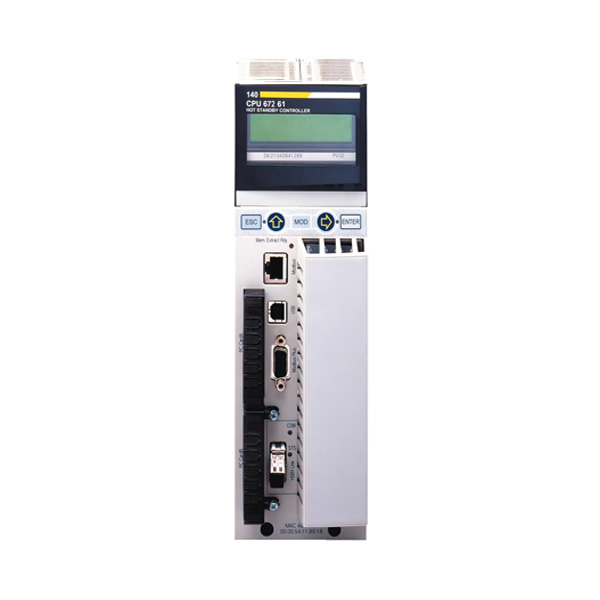 140CPU67261 | Modicon Unity Hot Standby Processor with Single Mode Ethernet