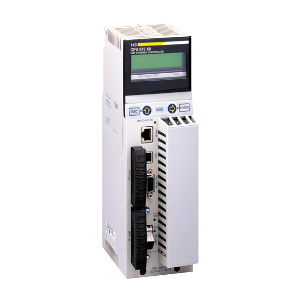 140CPU67260 | Modicon Unity Hot Standby Processor with Multimode Ethernet
