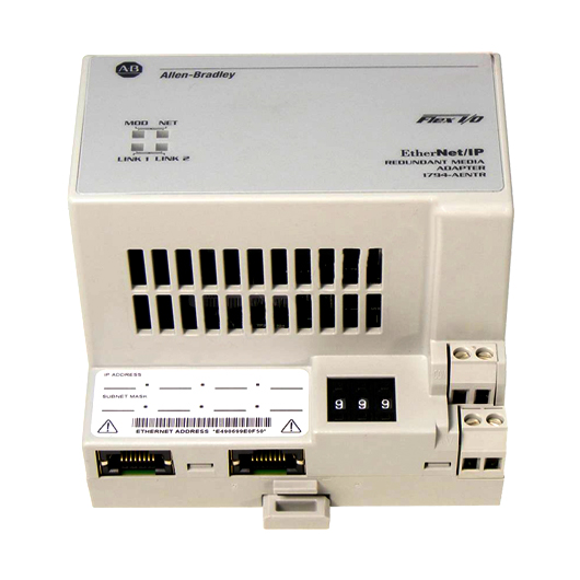 1794-AENTR | Allen Bradley FLEX I/O Dual Port Ethernet/IP Adapter
