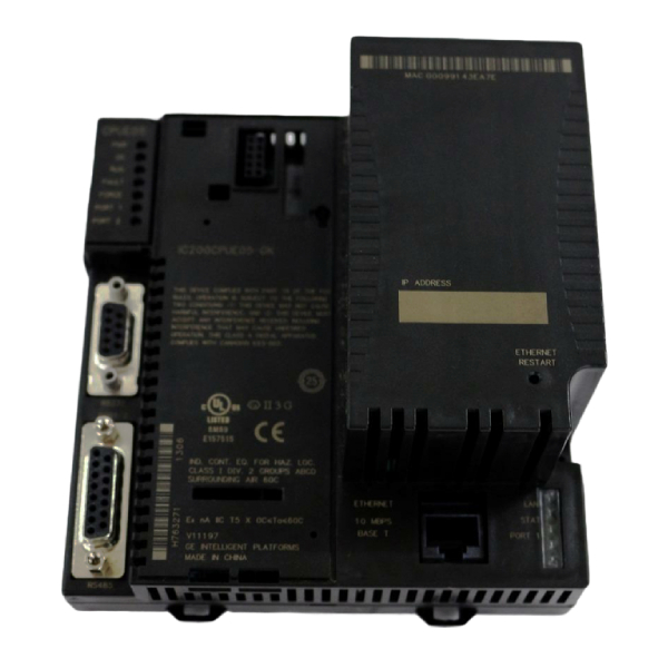 IC200CPUE05 | GE Fanuc CPU with Embedded Ethernet Interface