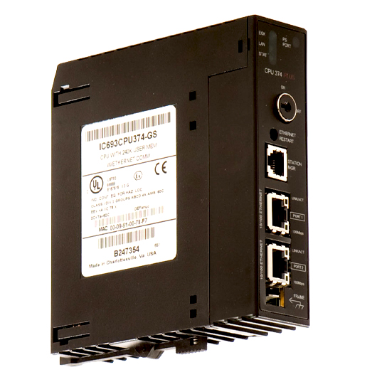 IC693CPU374 | GE Fanuc Single Slot CPU Module with Embedded Ethernet Interface