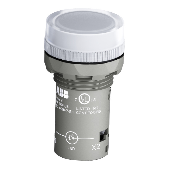 ABB Compact Pilot Light Clear LED 380-415V AC