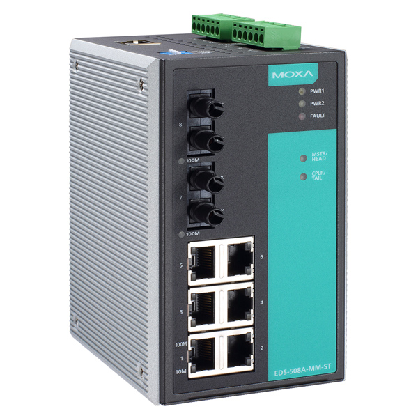 EDS-508A-MM-ST | MOXA Layer 2 Managed Switches