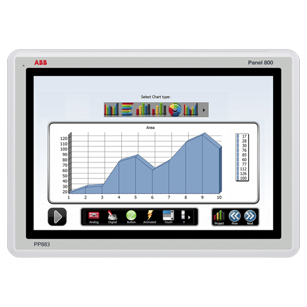 3BSE092979R1 | ABB PP883 Touchscreen Panel