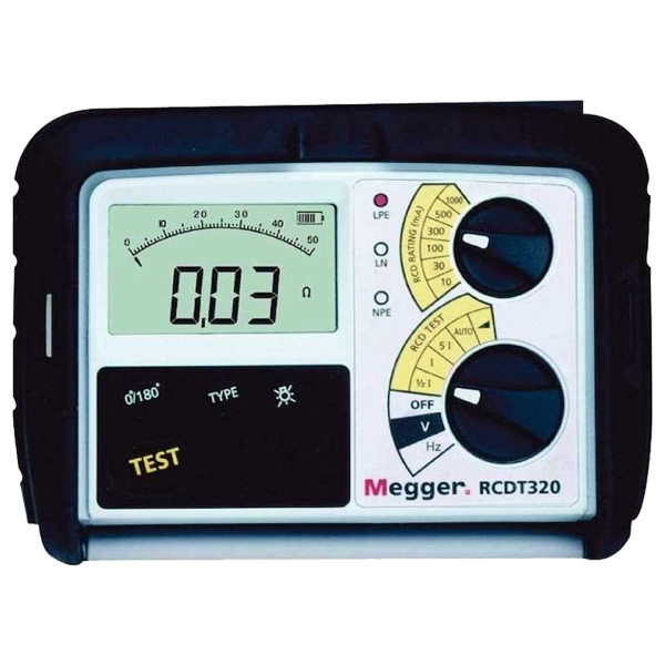 RCDT320 | Megger Residual Current Device Tester
