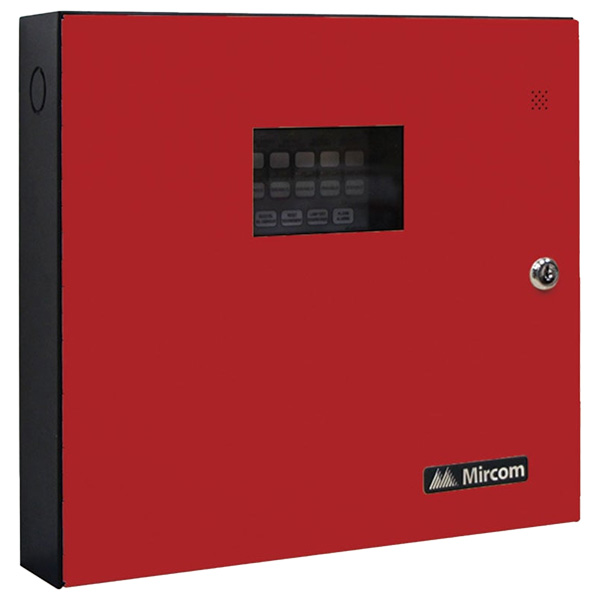 FA-106R | Mircom Six Zone Fire Alarm (Red Door)