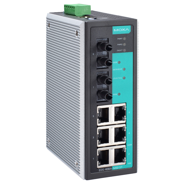 EDS-408A-MM-ST-T | MOXA EDS-408A Series Layer 2 Managed Switch