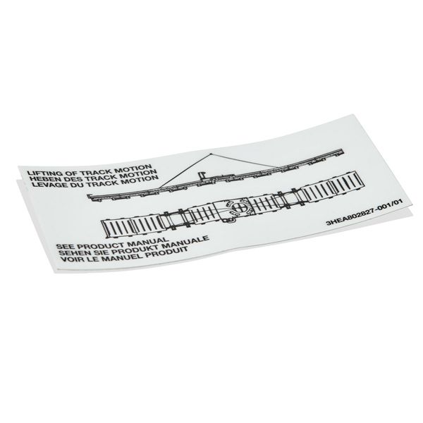 3HEA802827-001 | ABB Instruction Label