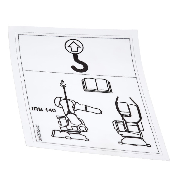 3HAC8726-1 | ABB Instruction Plate