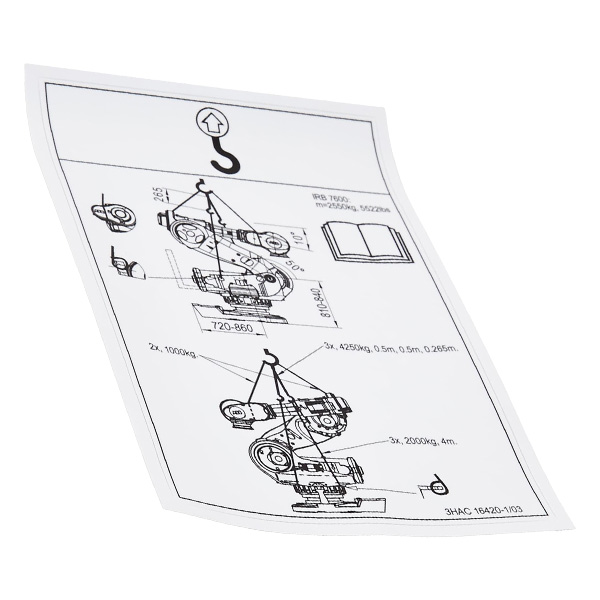 3HAC16420-1 | ABB Instruction Label