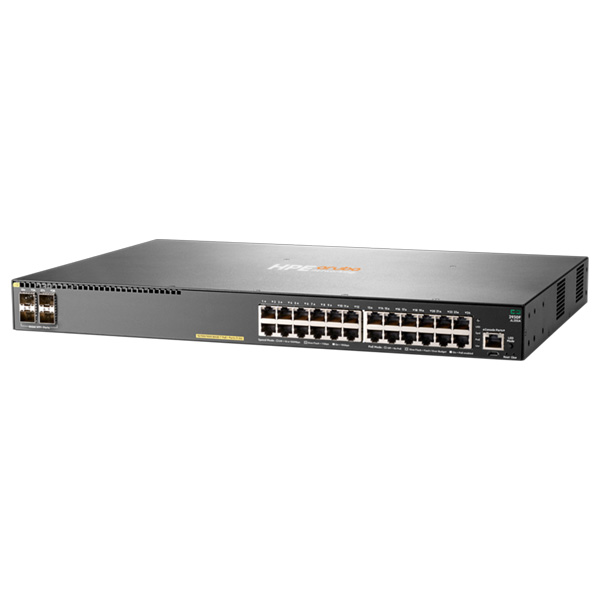 JL255A | HPE Aruba Networking 2930F 24G PoE+ 4SFP+ Switch