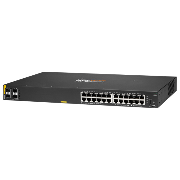 R8N87A | HPE Aruba Networking CX 6000 24G Class4 PoE 4SFP 370W Switch