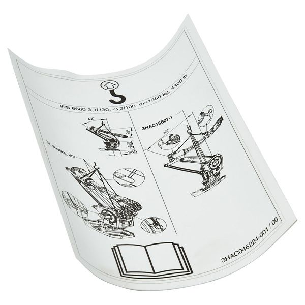 3HAC046224-001 | ABB Lifting Instruction Label