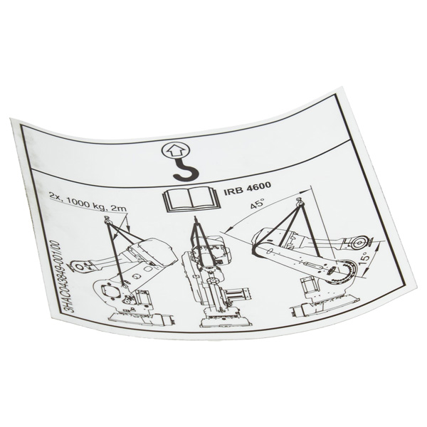 3HAC043849-001 | ABB Instruction Plate