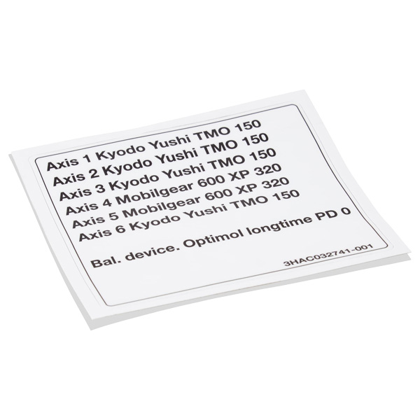 3HAC032741-001 | ABB Label IRB 6600