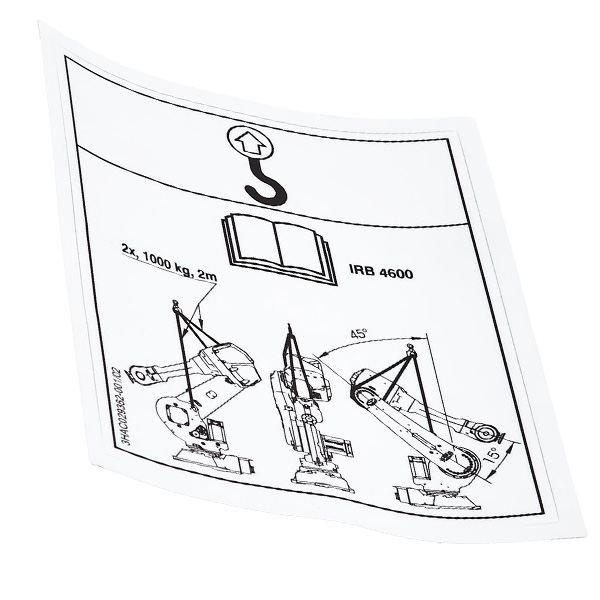 3HAC029362-001 | ABB Instruction Plate
