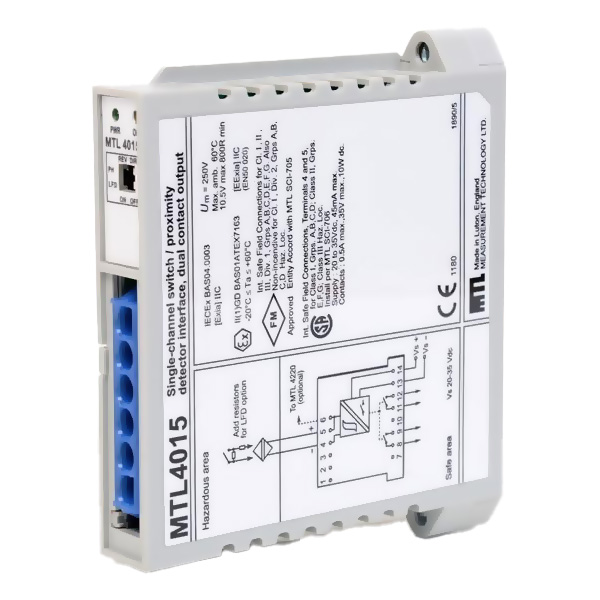 MTL4015 | MTL Switch/Proximity Detector Interface Unit
