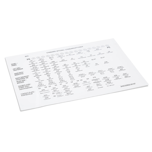 3HAC025622-001 | ABB Label Layout IRC5