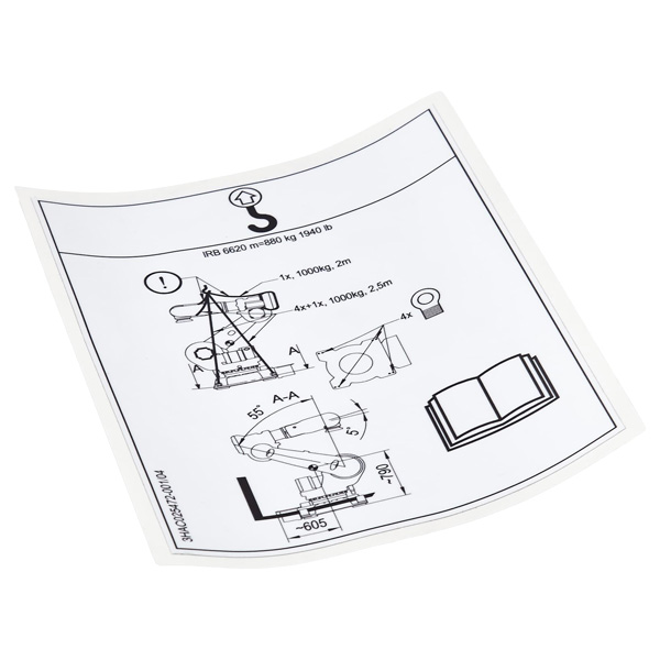 3HAC025472-001 | ABB Instruction Label