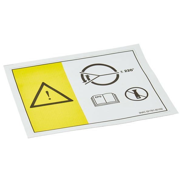 3HAC021761-001 | ABB Label
