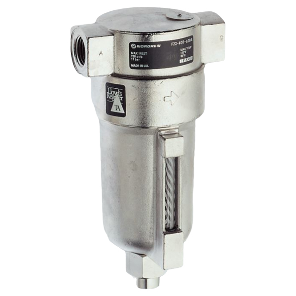 F22-400-A2DA | Norgren F22 Series Stainless Steel Filter