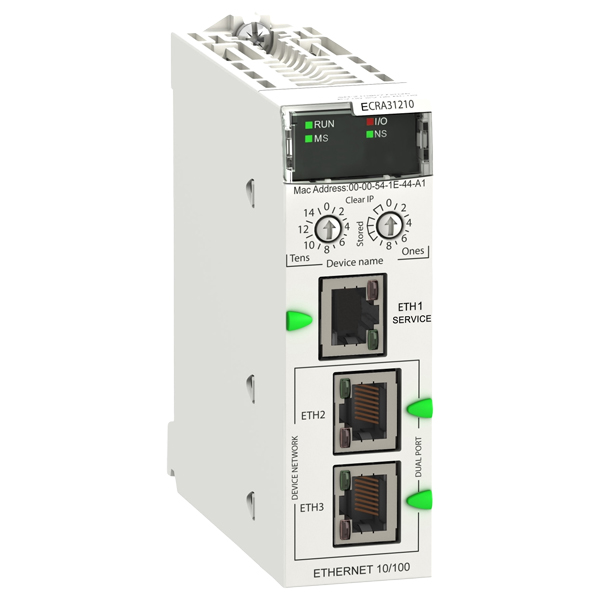 BMECRA31210 | Modicon X80 EIO Drop Adapter with Ethernet Backplane