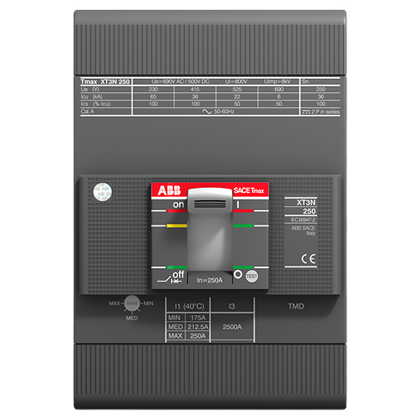 1SDA068059R1 | ABB Tmax XT3N 250 Circuit Breaker