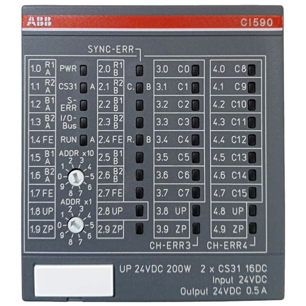 CI590-CS31-HA | ABB S500 Interface Module CS31 Slave