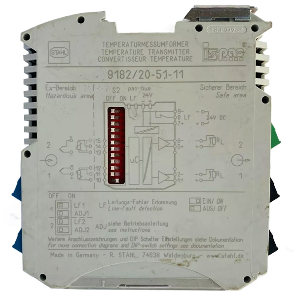 9182/20-51-11 | STAHL Series 9182 Temperature Transmitter