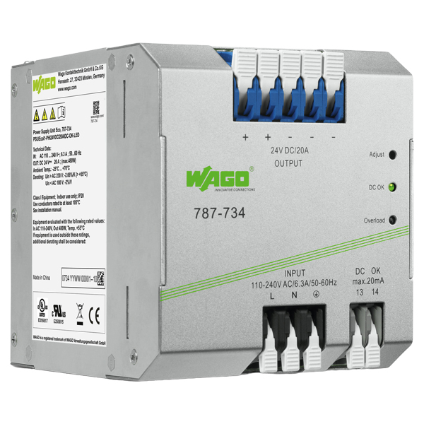 787-734 | WAGO Switched-Mode Power Supply