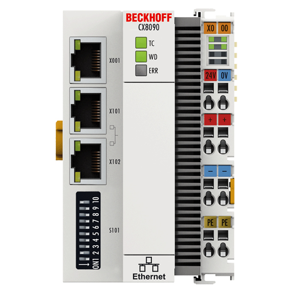 CX8090 | Beckhoff Embedded PC with Arm9™ and 2-port Ethernet Switch