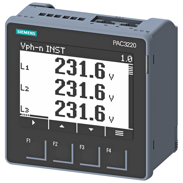7KM3220-0BA01-1DA0 | Siemens SENTRON PAC3220 Power Monitoring Device