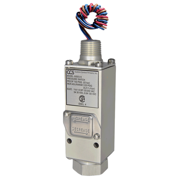 6900GM12 | CCS 6900G Series Pressure Switch