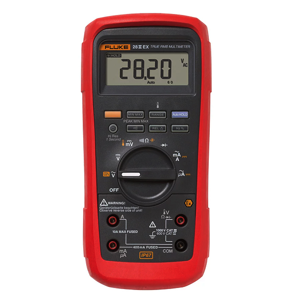 Fluke 28 II Ex Intrinsically Safe True-RMS Digital Multimeter