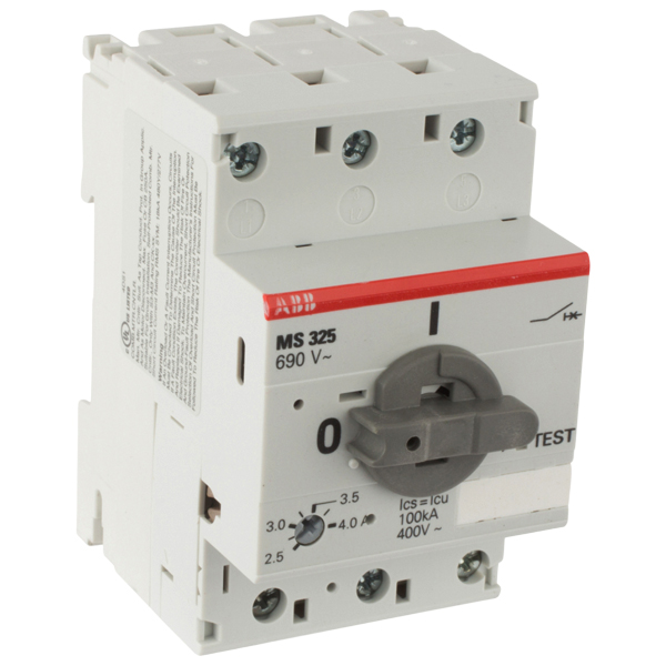 MS325-4 2.5-4A | ABB MS325 Manual Motor Starter
