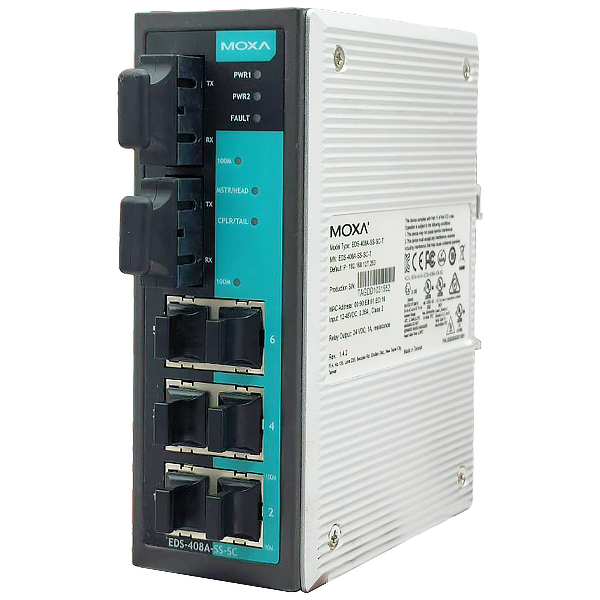 EDS-408A-SS-SC-T | MOXA EDS-408A Series 8-Port Entry-Level Managed Ethernet Switches