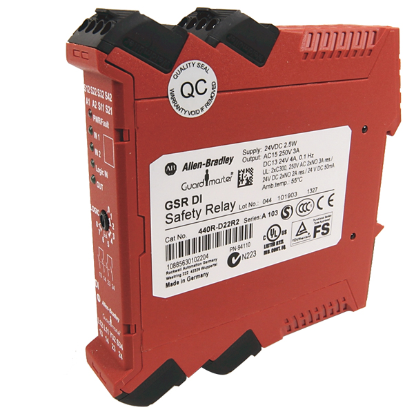 440R-D22R2 | Allen Bradley Guardmaster Monitoring Safety Relay