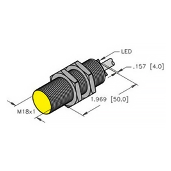 NI8-M18-AN6X | Turck 18mm Barrel Sensor