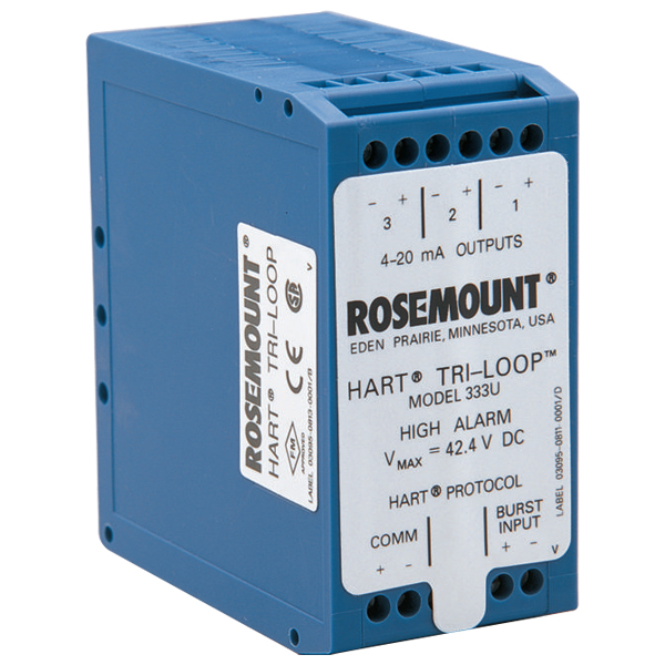 333U | Rosemount™ 333 HART® Tri-Loop™ Signal Converter