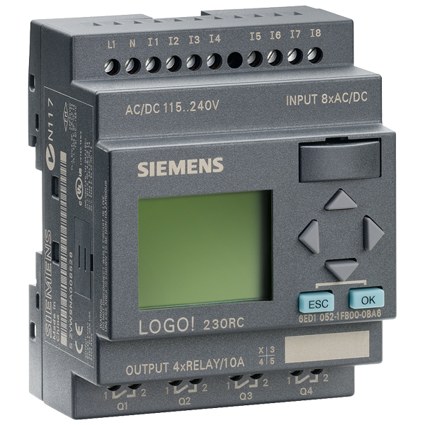6ED1052-1FB00-0BA6 | Siemens LOGO! 230 RC Logic Module (Spare Parts)