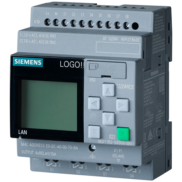 6ED1052-1MD08-0BA0 | Siemens LOGO! 12/24RCE Logic Module