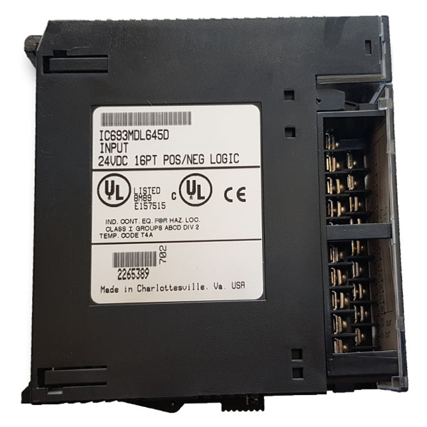 IC693MDL645D | GE Fanuc 24 Volt DC Positive/Negative Logic Input