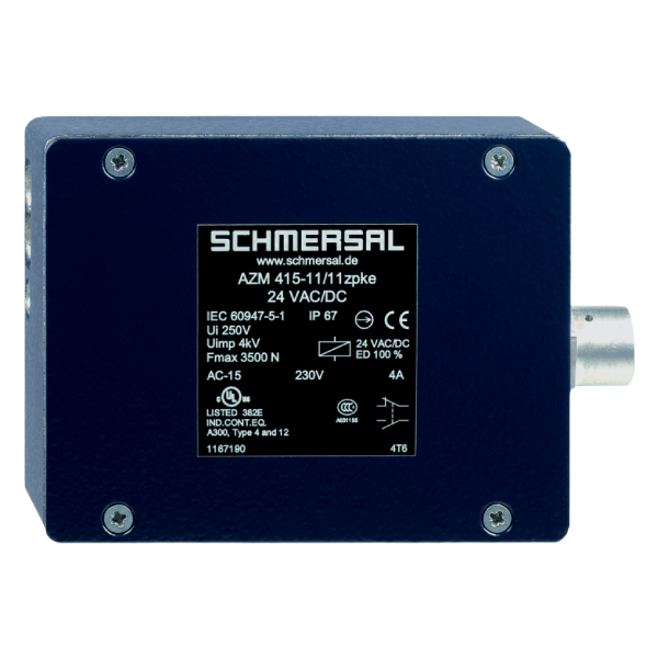 101167190 | Schmersal AZM 415-11/11ZPKE 24VAC/DC