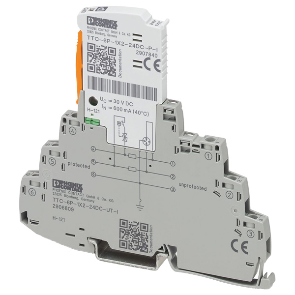 2906809 | TTC-6P-1X2-24DC-UT-I | Phoenix Contact Surge Protection Device