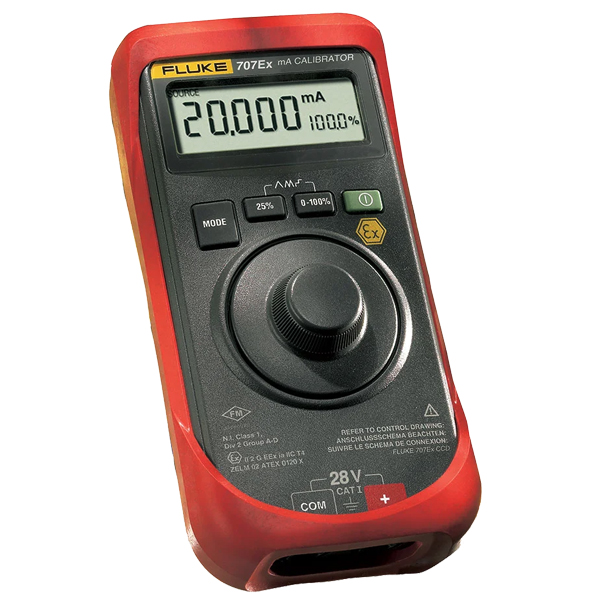 Fluke 707Ex Intrinsically Safe mA Loop Calibrator