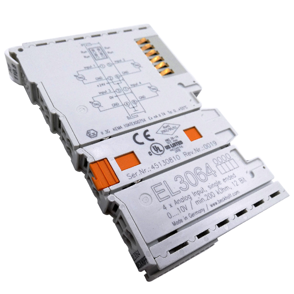 EL3064 | Beckhoff Analog Input Terminal | [STOCK-Ship Same Day] - 4 piece available